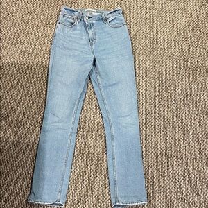 Abercrombie & Fitch Light Blue Straight Leg Jeans